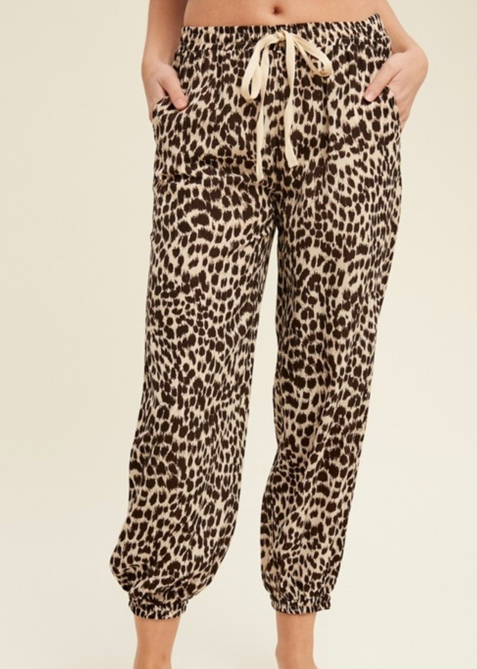 Slay Leopard Joggers