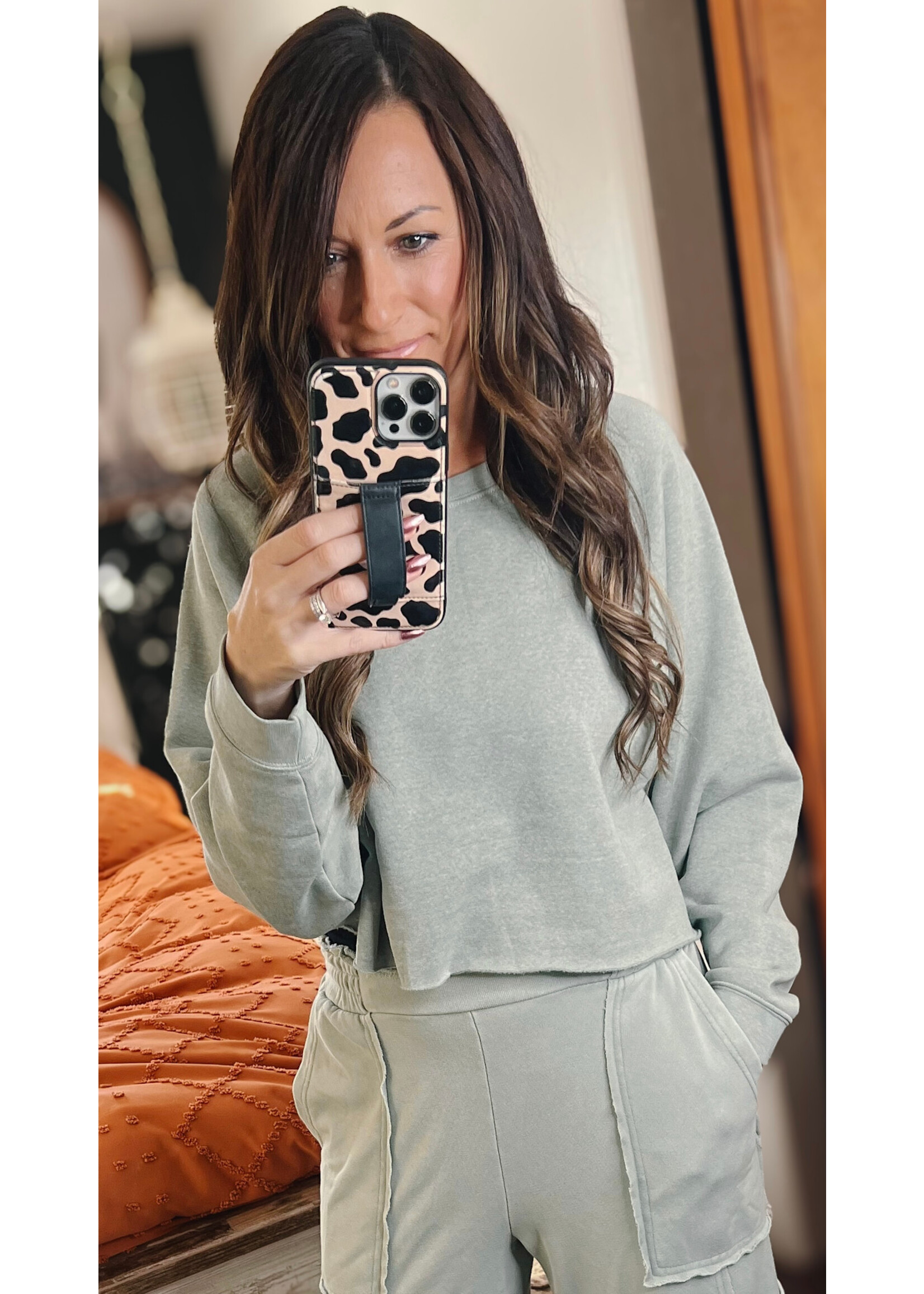 Rest Day Cozy Crewneck Sweatshirt