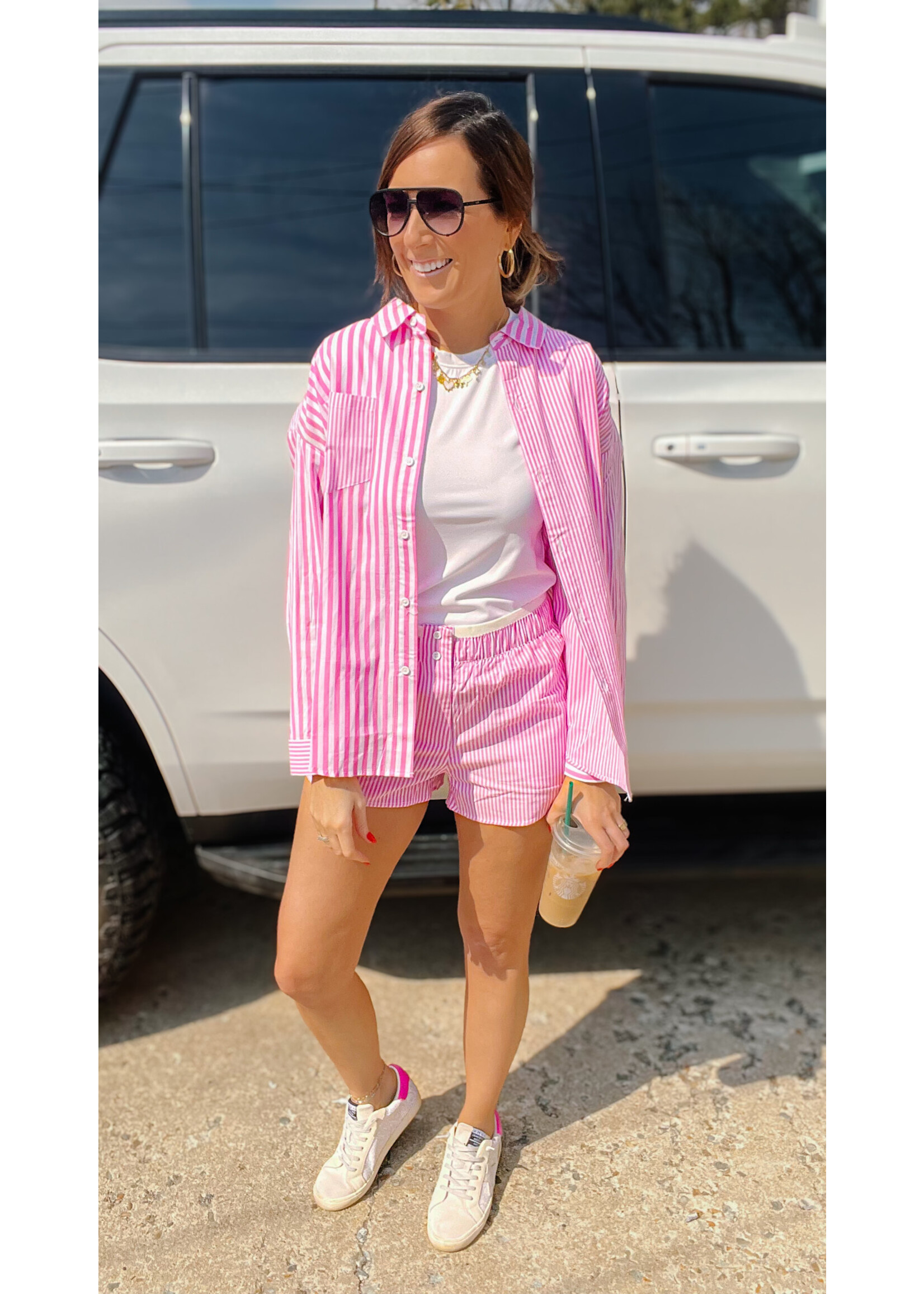 Pixie Oversized Striped Set