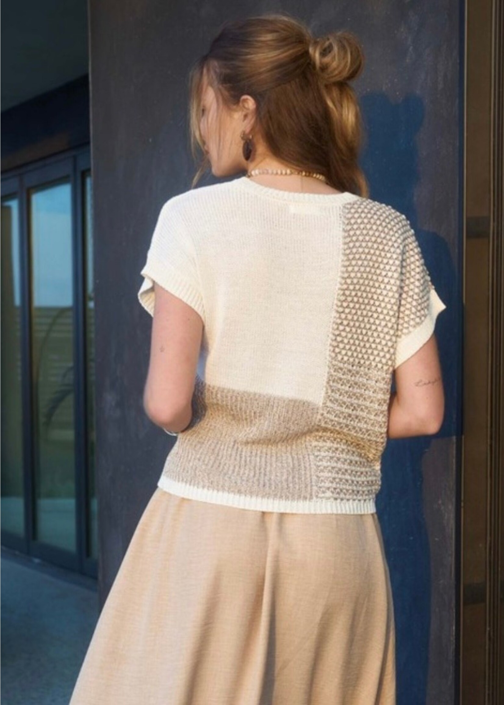 Harlen Colorblock Sweater Top