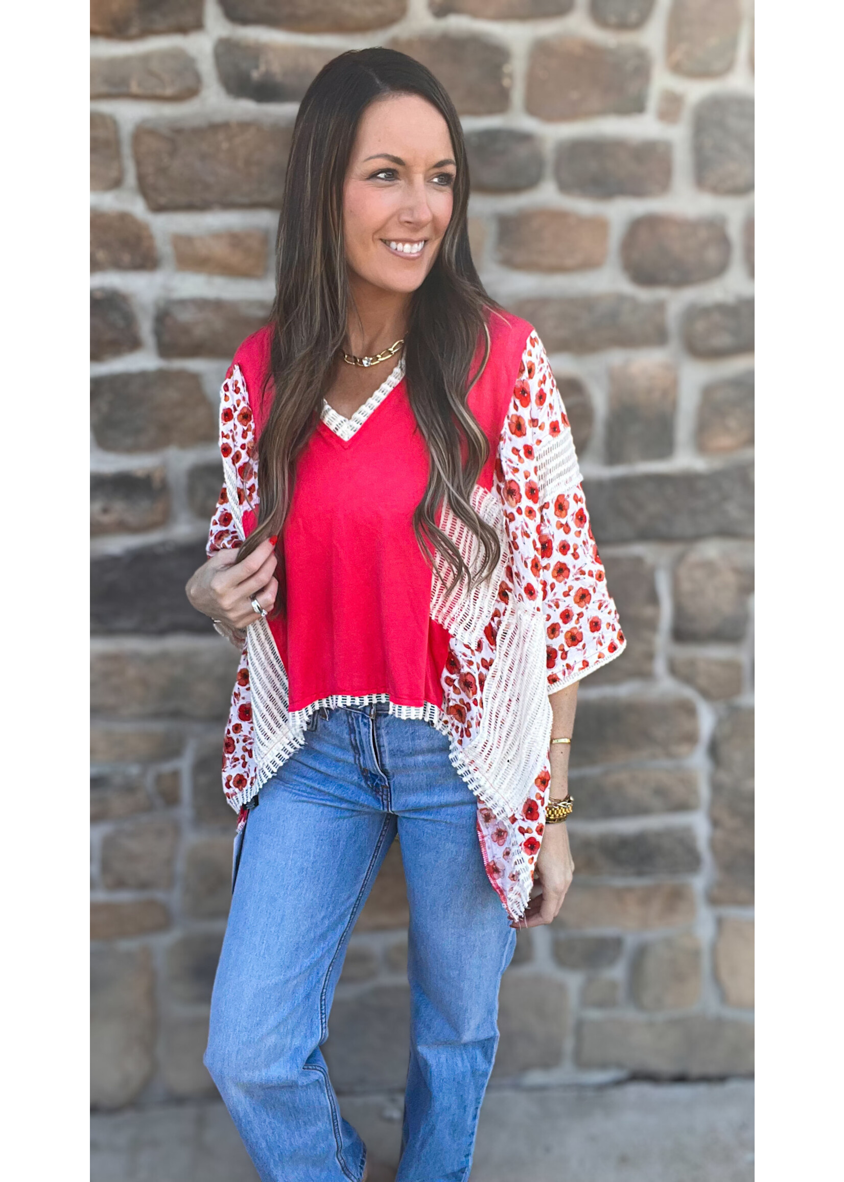 Spring is Calling V-Neck Top