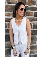 Just Beachy Front Tie Vest