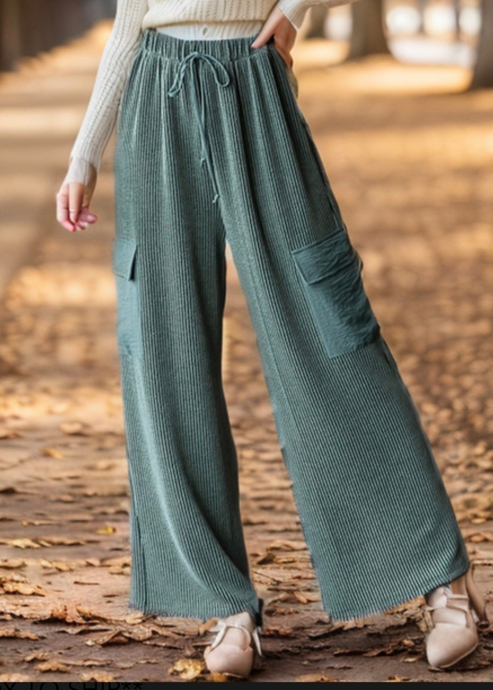 Rhett Drawstring Cord Cargo Pants