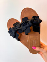 Zeela Denim Bow Sandals