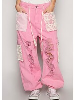Dezzy Distressed Boho Pants
