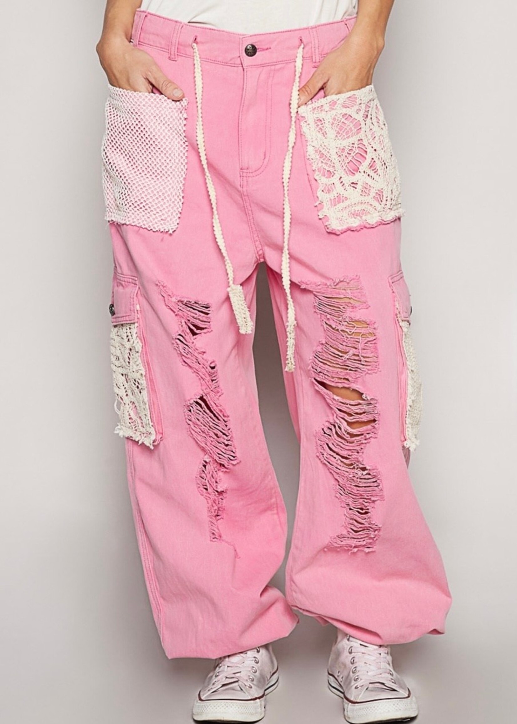 Dezzy Distressed Boho Pants