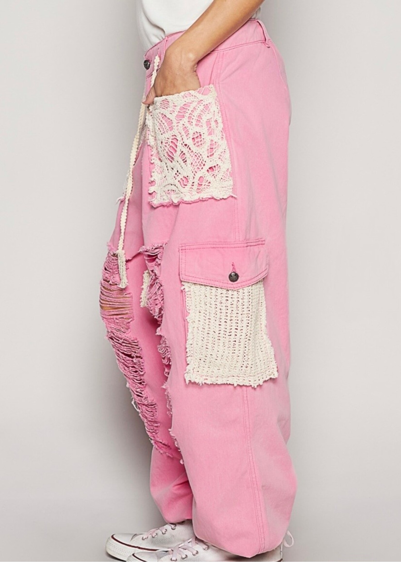 Dezzy Distressed Boho Pants