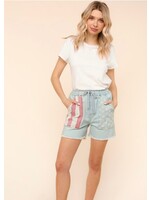 Stars & Stripes Denim Shorts