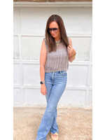Dessie Acid Washed Crochet Tank