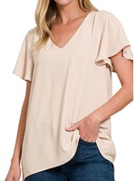 Aspen Airflow Flutter Sleeve Top