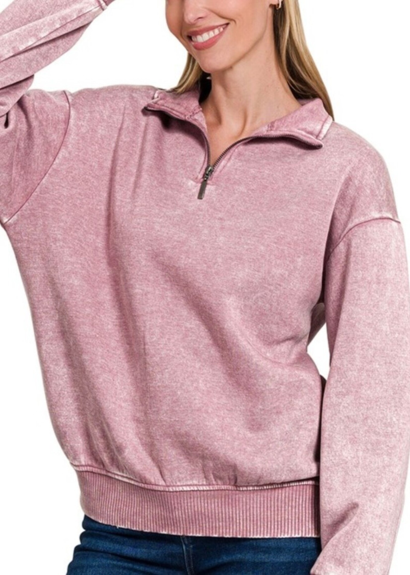 Hannah Acid Wash Pullover