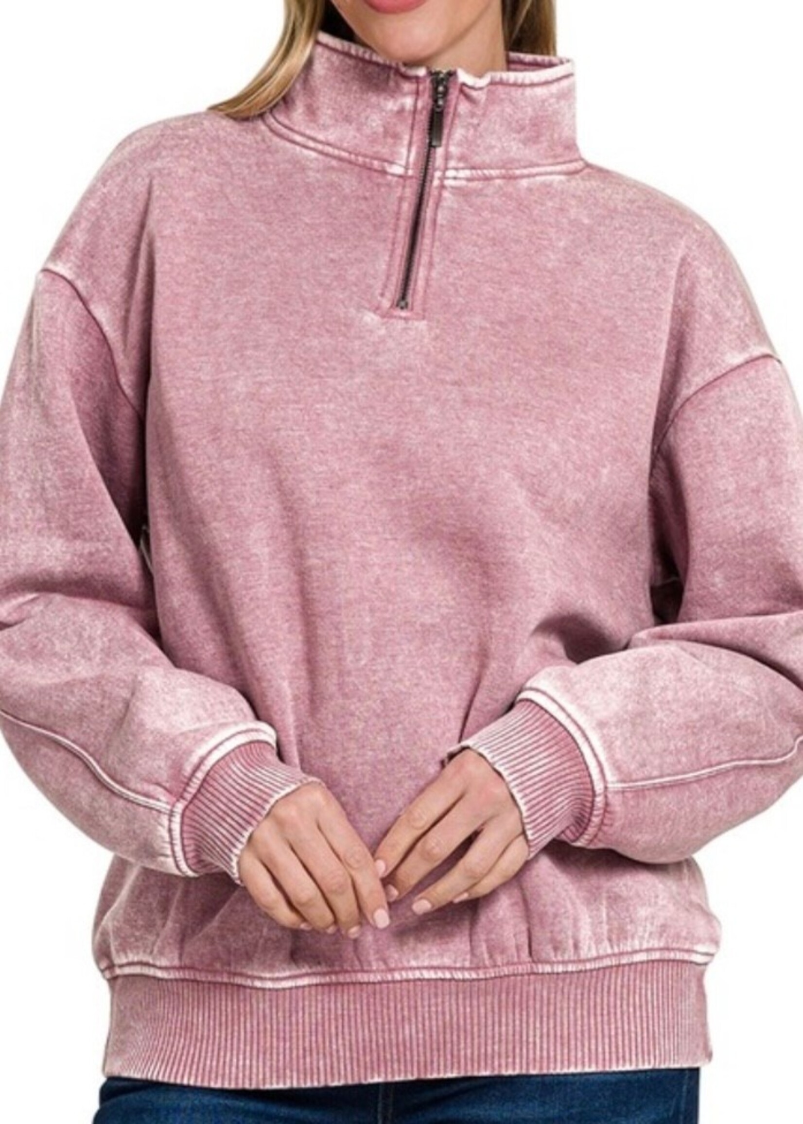 Hannah Acid Wash Pullover