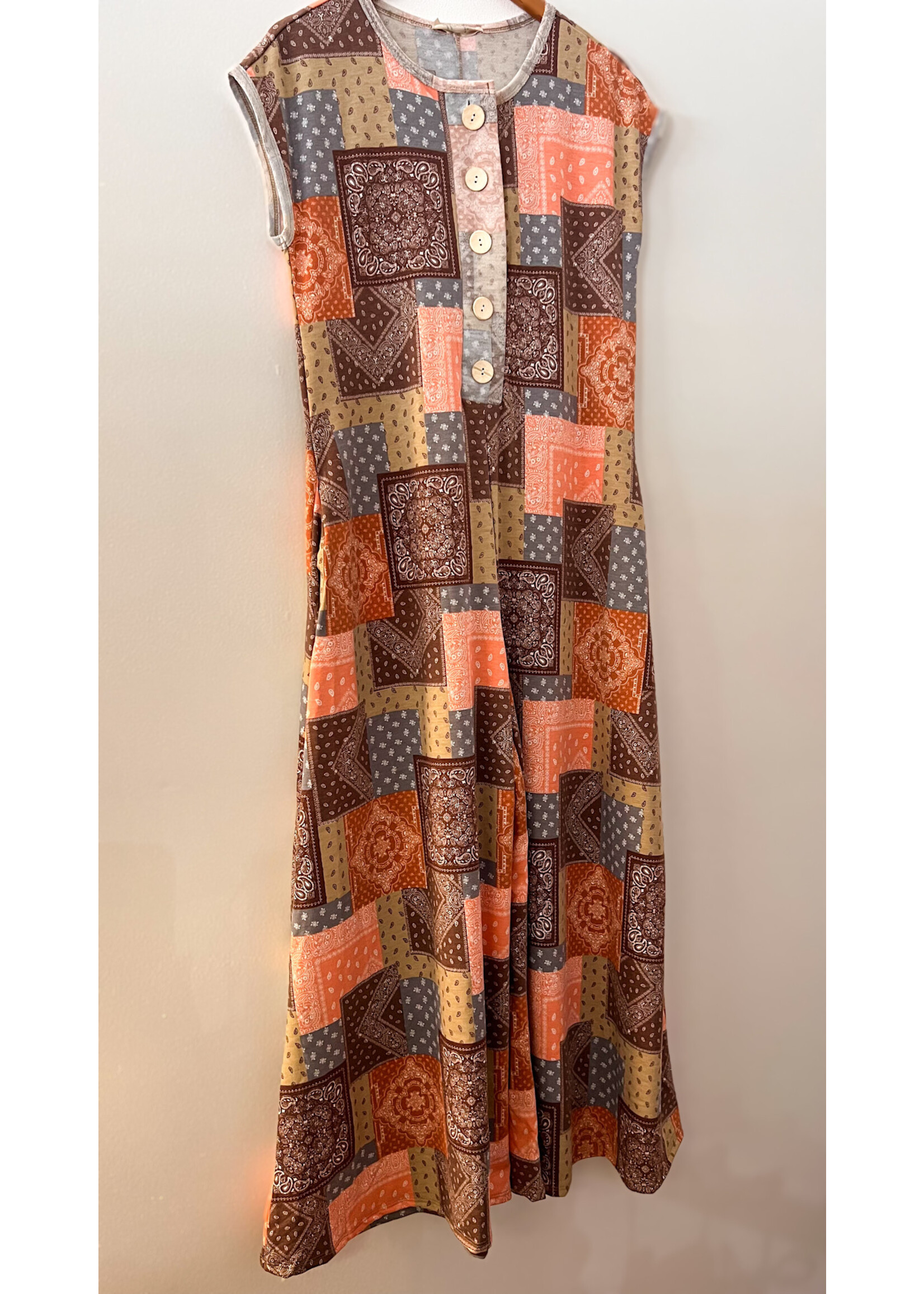 Sawyer Paisley Patchwork Jumpsuit
