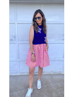 All American Mixed Media Dress