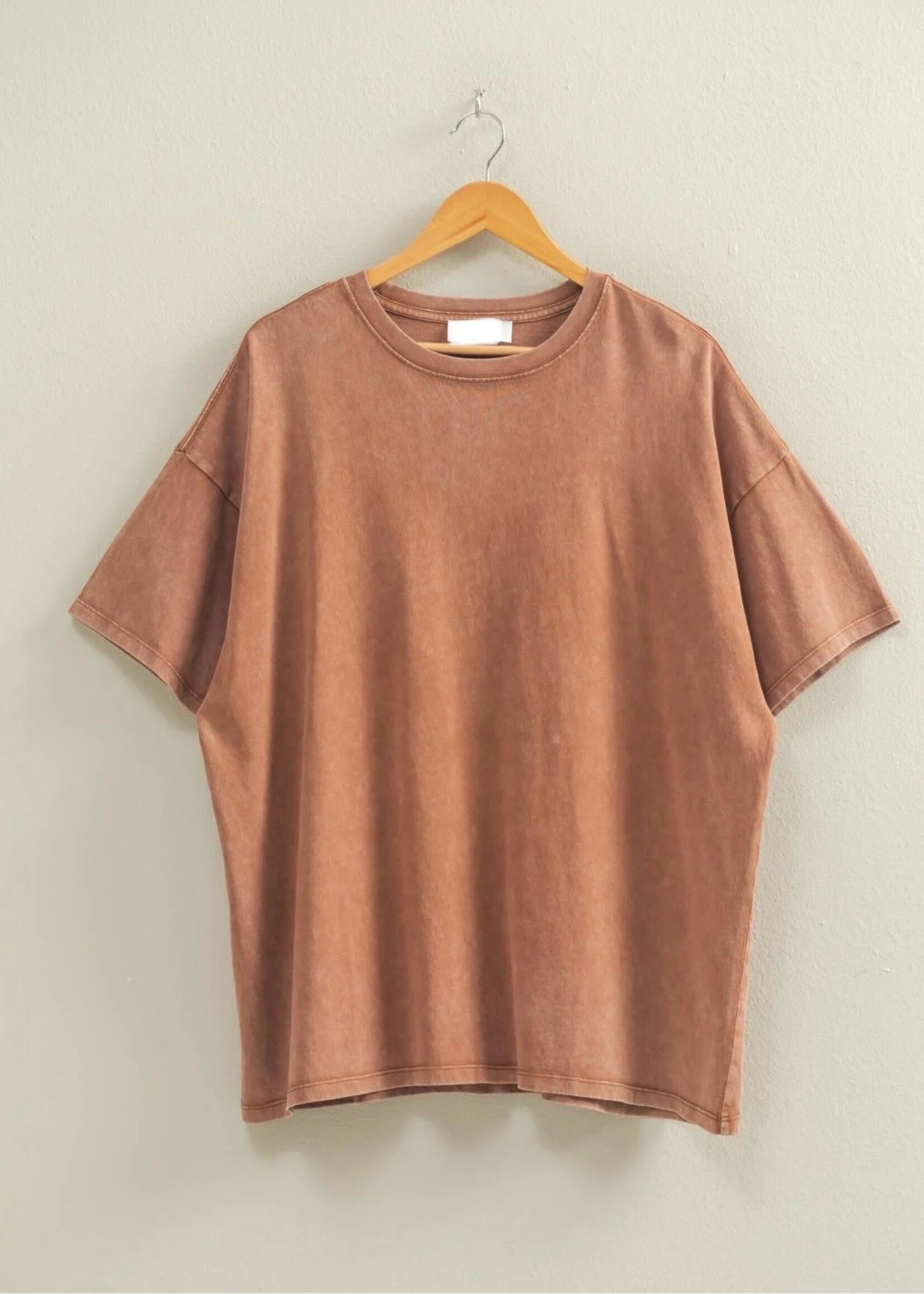 Brookson Mineral Wash Oversized Tee