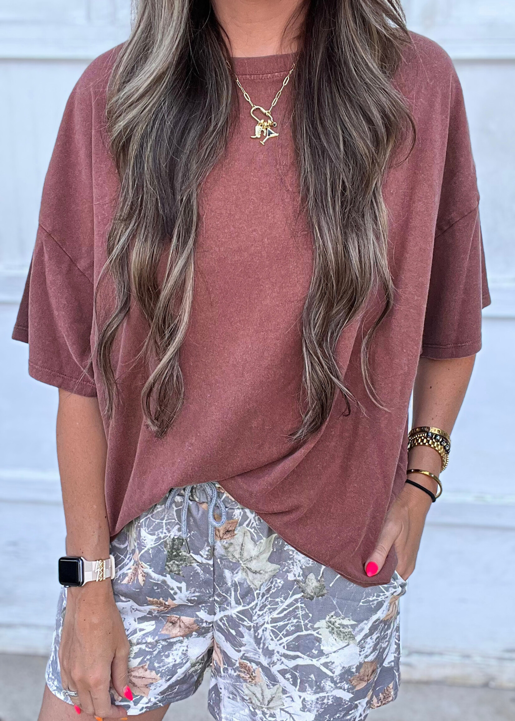 Brookson Mineral Wash Oversized Tee