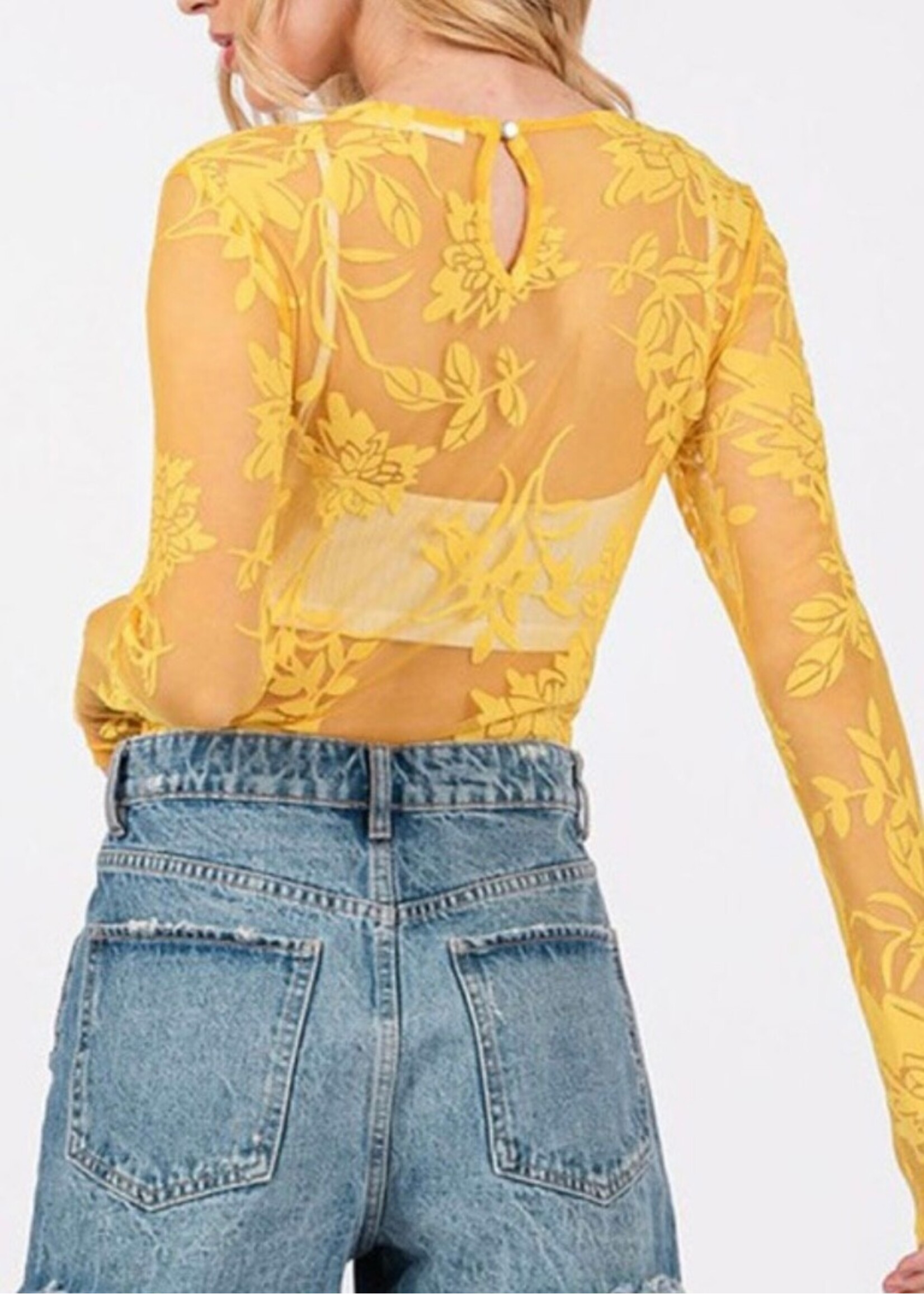 Faralyn Mesh Bodysuit