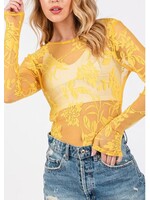 Faralyn Mesh Bodysuit