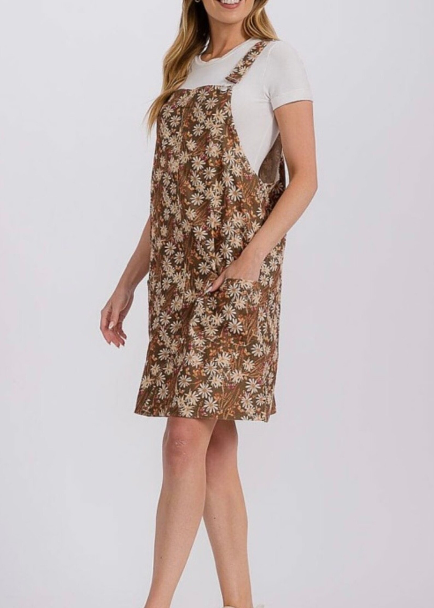 Bella Overall Floral Dress