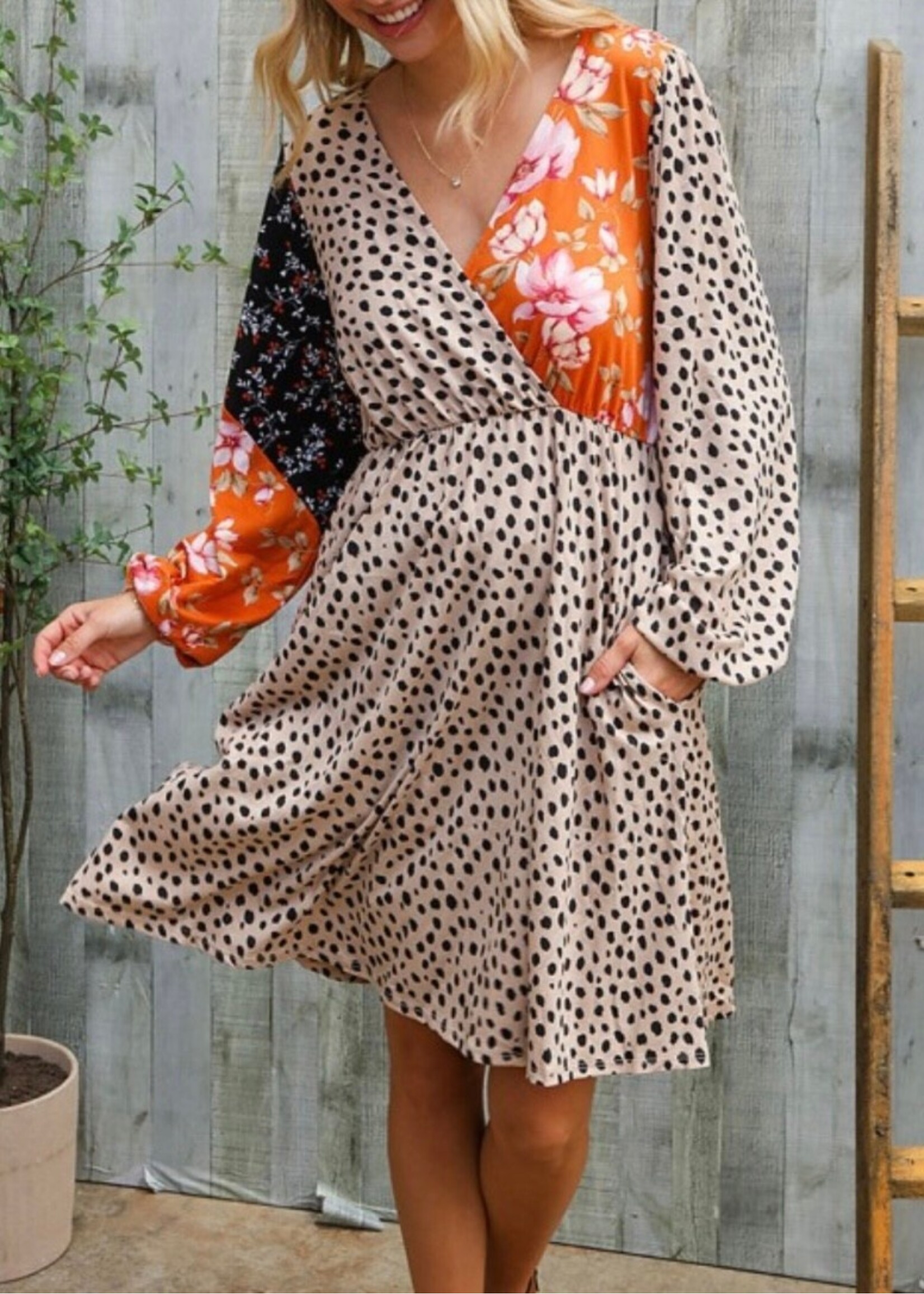 Sweet Grace Animal Print Dress
