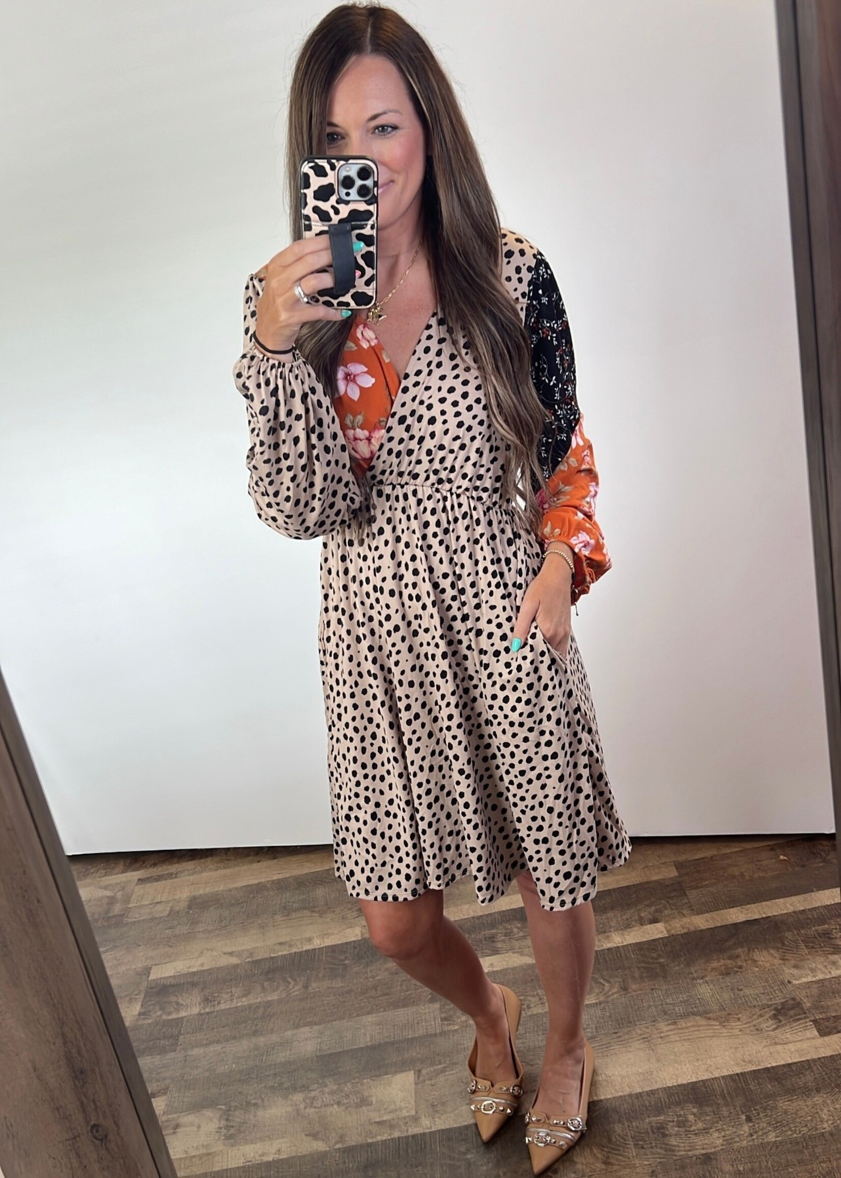 Sweet Grace Animal Print Dress