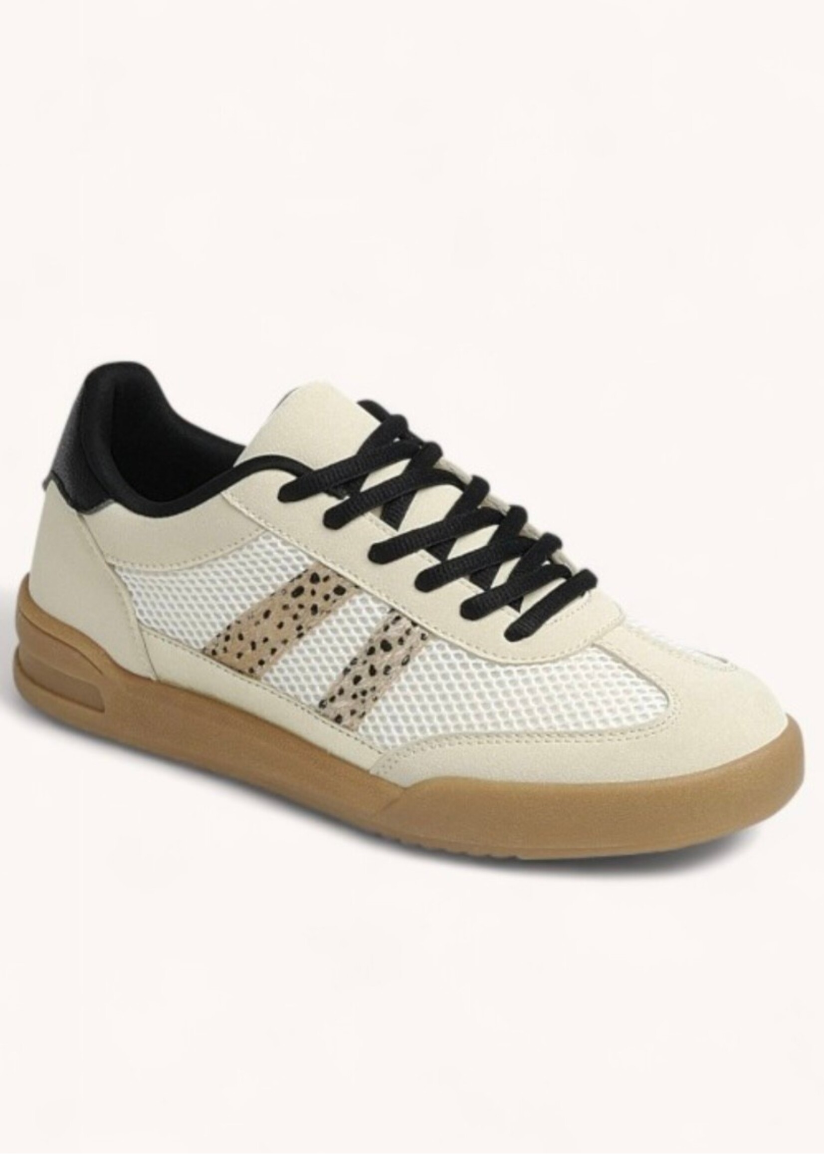 Step Up Leopard Striped Sneakers