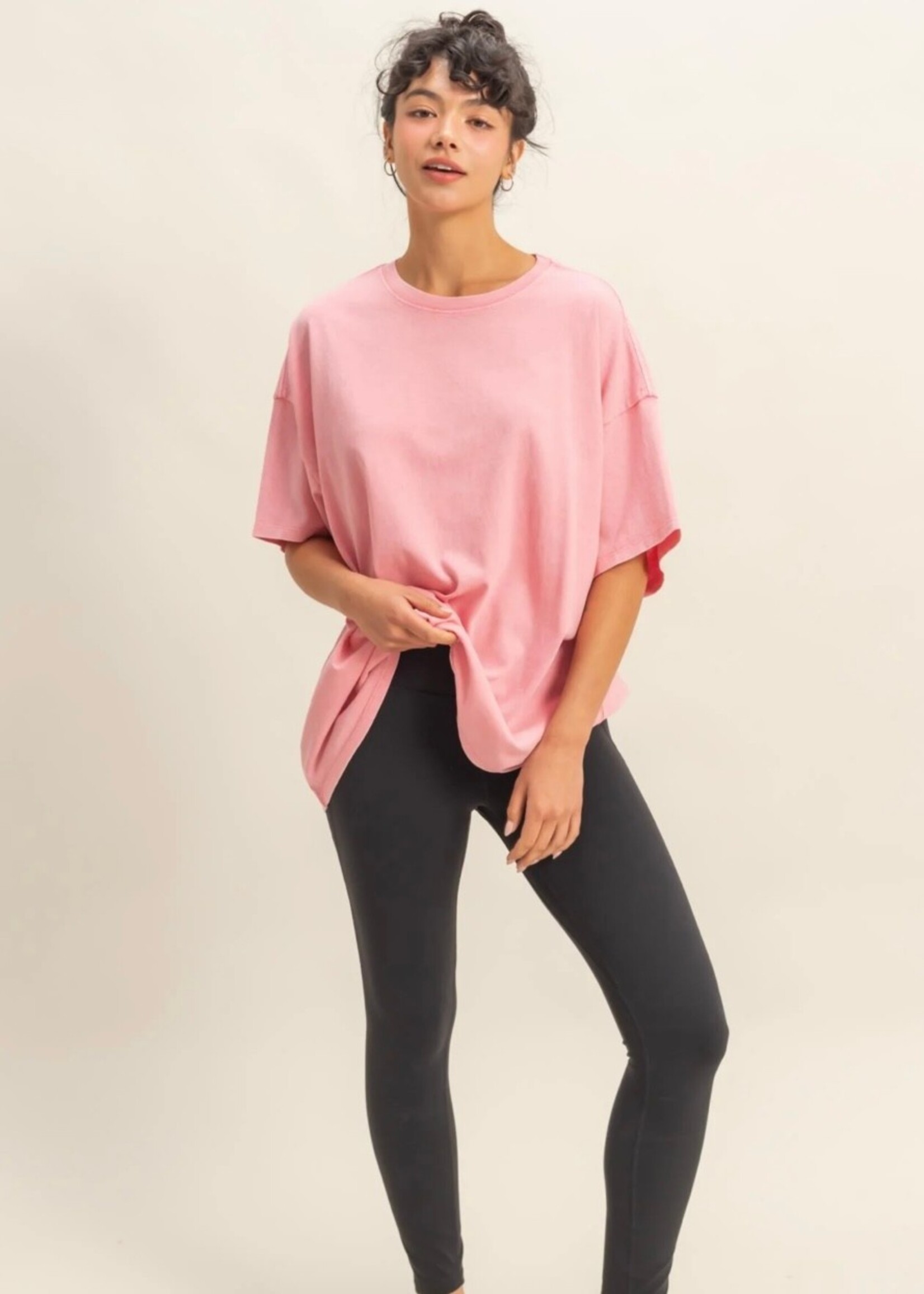 Brookson Mineral Wash Oversized Tee