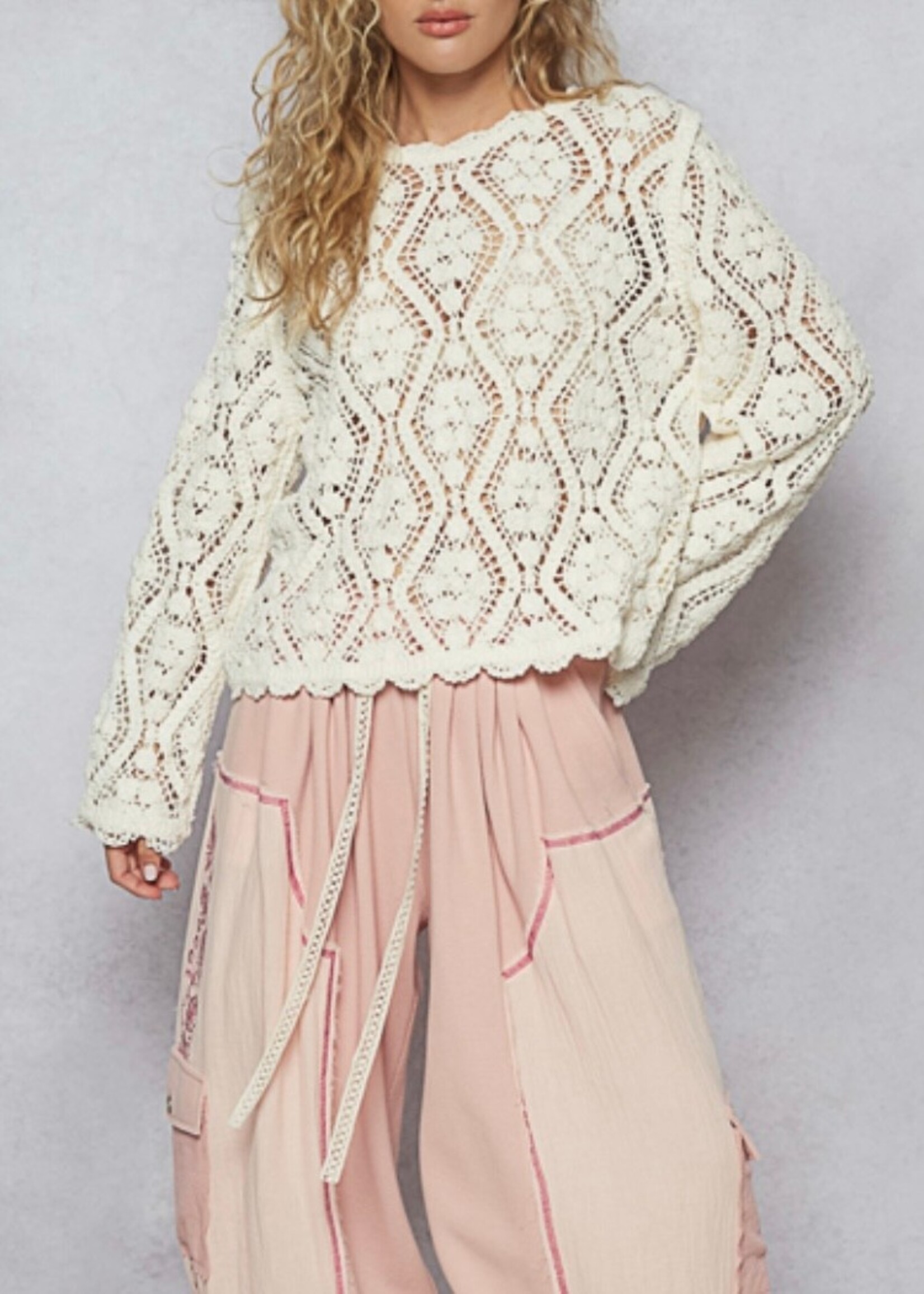 Days Go By Crochet Sweater