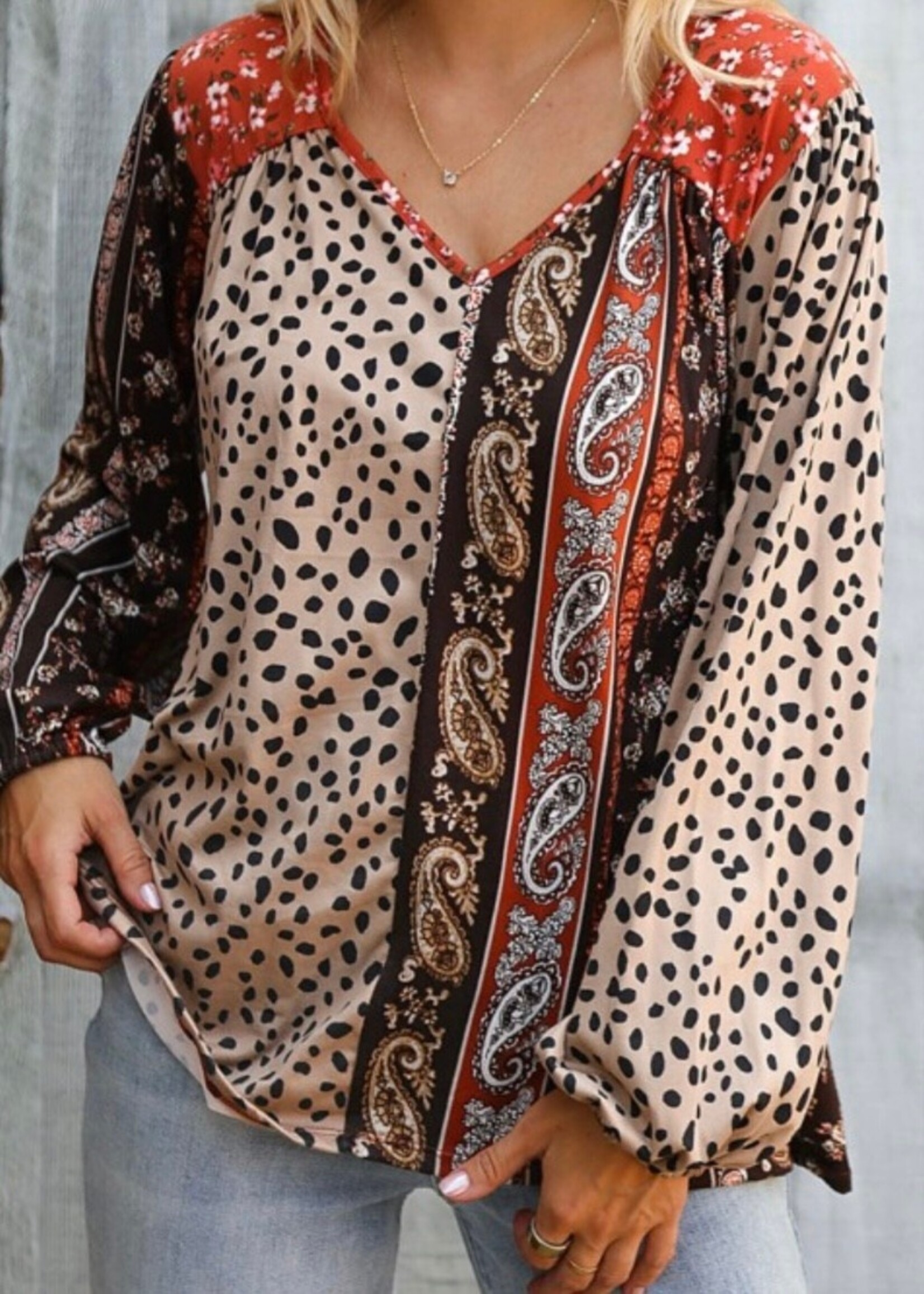 Kelson Animal Print Top