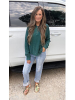 Lana Mineral Washed Waffle Henley Top