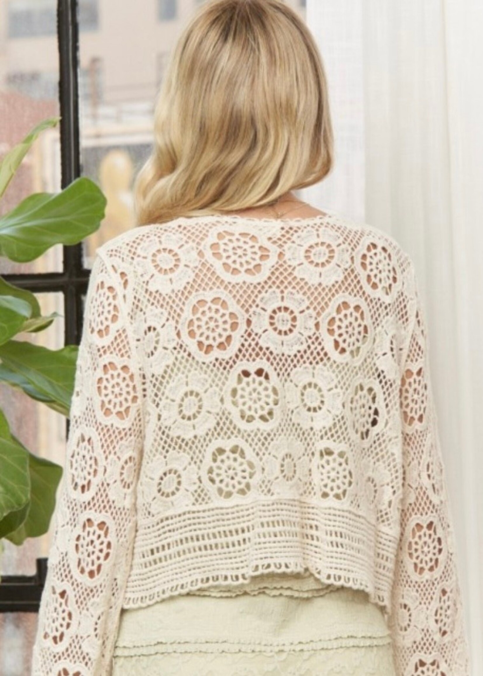 Weekend Plans Crochet Cardigan