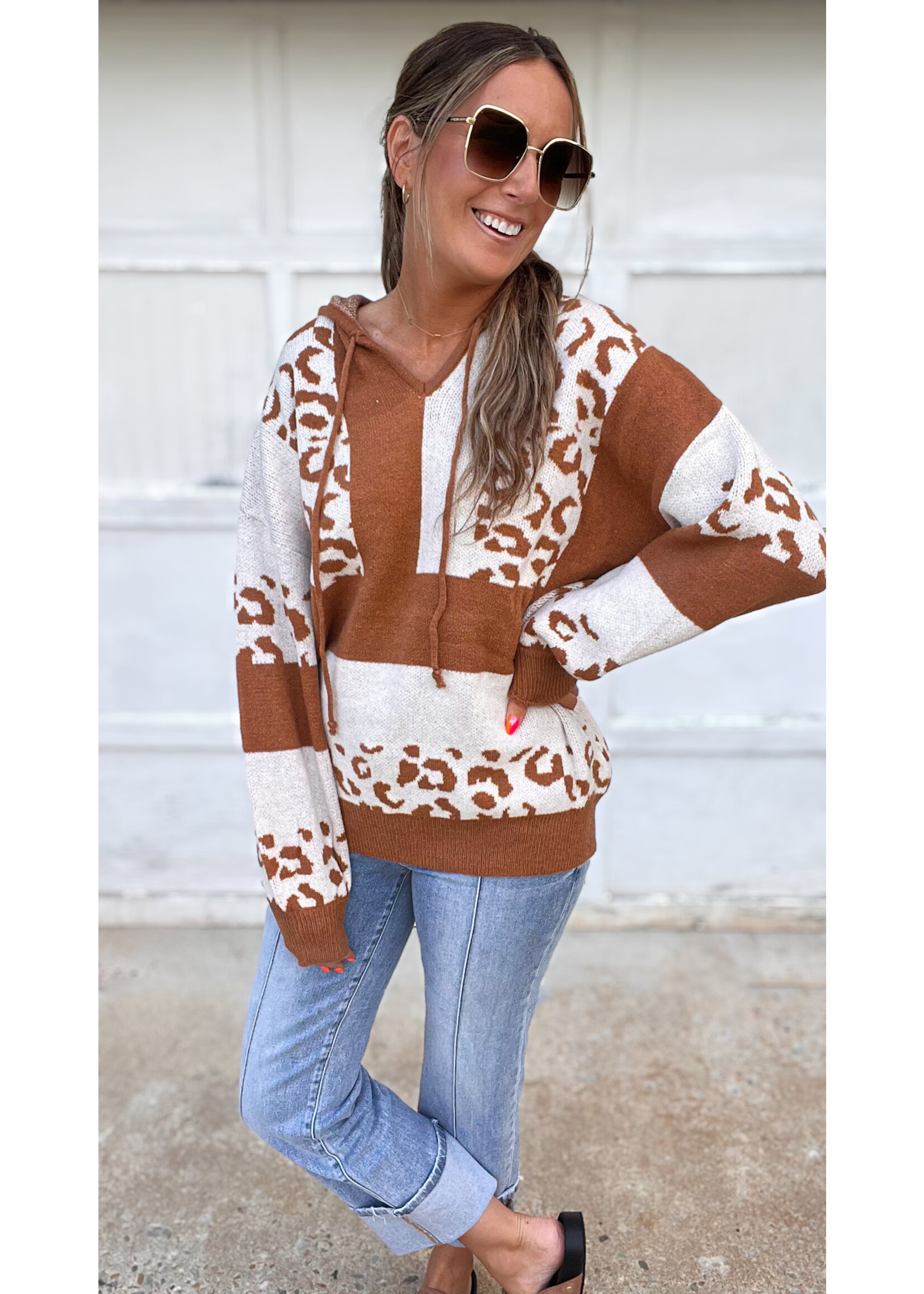 Caribelle Colorblock Sweater Hoodie