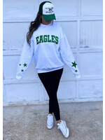 Eagles Glittery Crewneck
