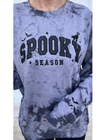 Spooky Season Embroidered Glittery Crewneck