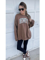 Howdy Pumpkin Embroidered Crewneck