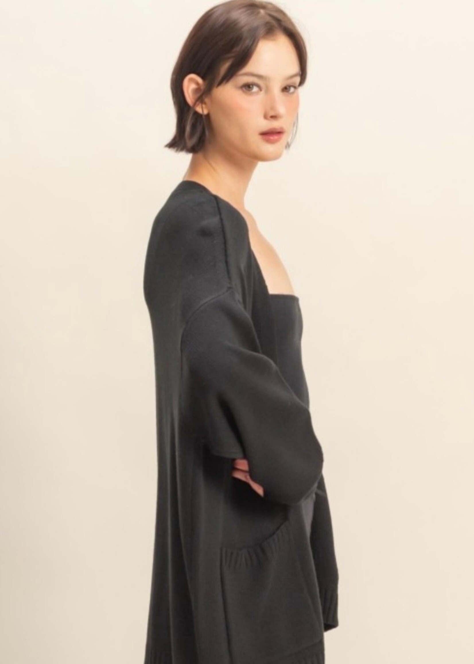 Sendra Oversized Open Front Cardigan