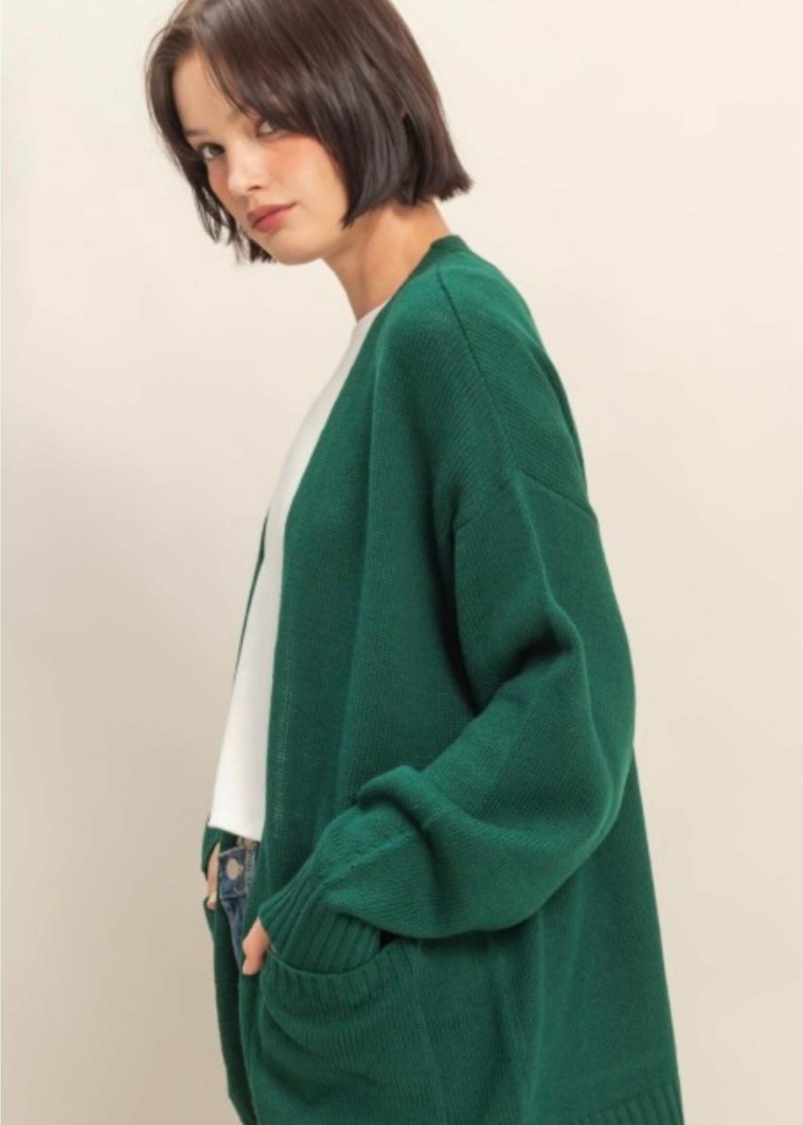 Sendra Oversized Open Front Cardigan