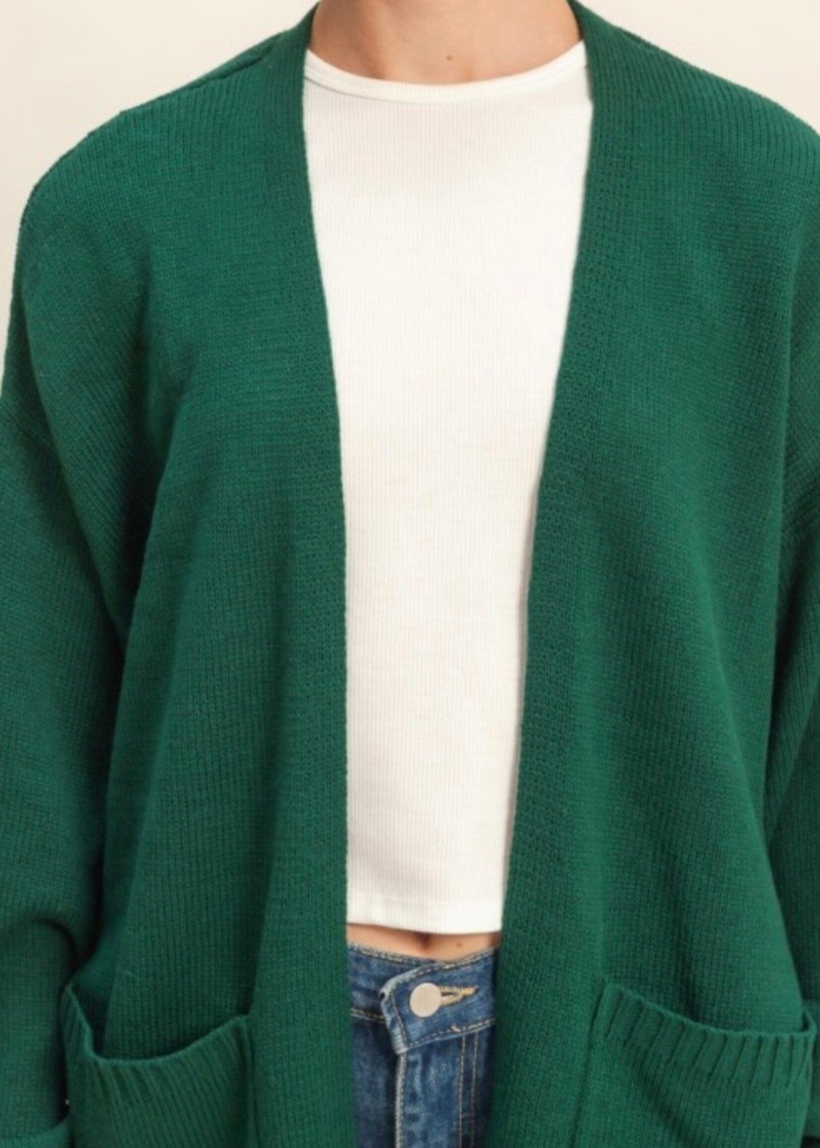 Sendra Oversized Open Front Cardigan