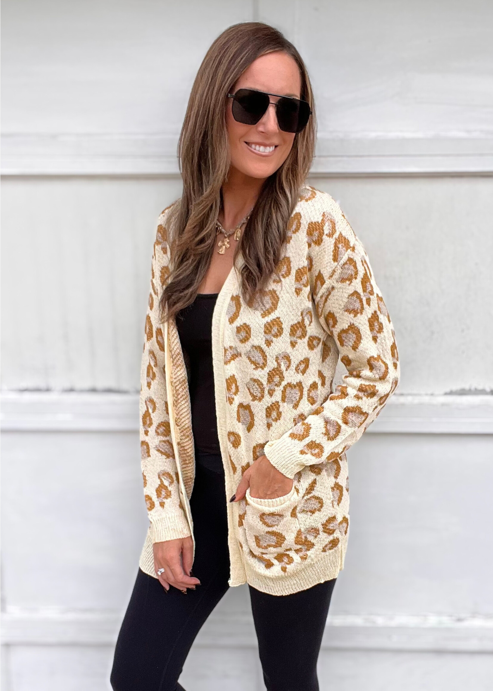 Rudie Leopard Print Cardigan