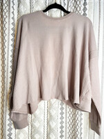 Tia Open Back Textured Top