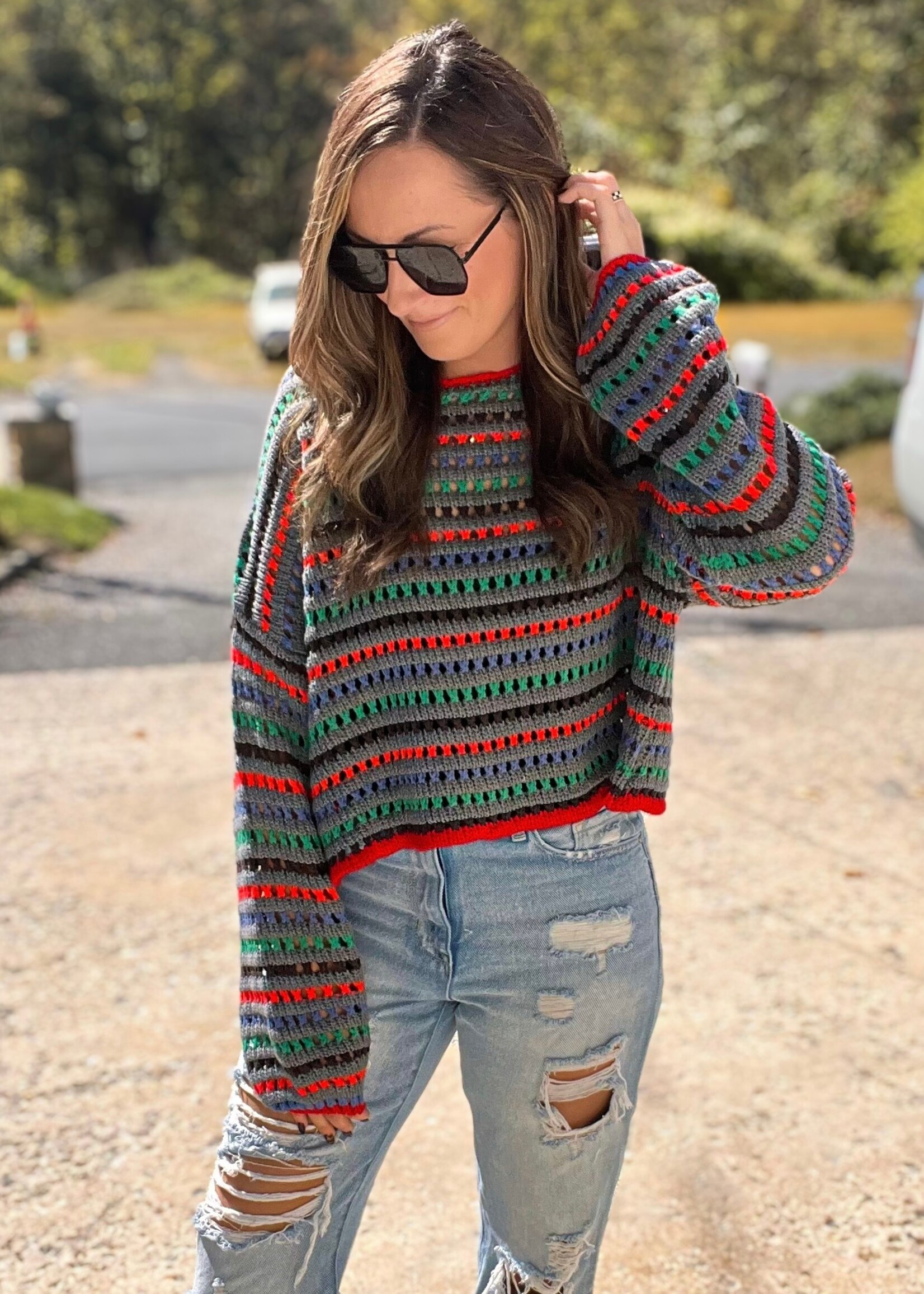 Sayla Striped Sweater