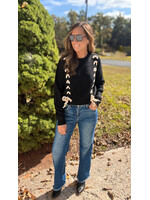 Tanner Lace Up Sweater