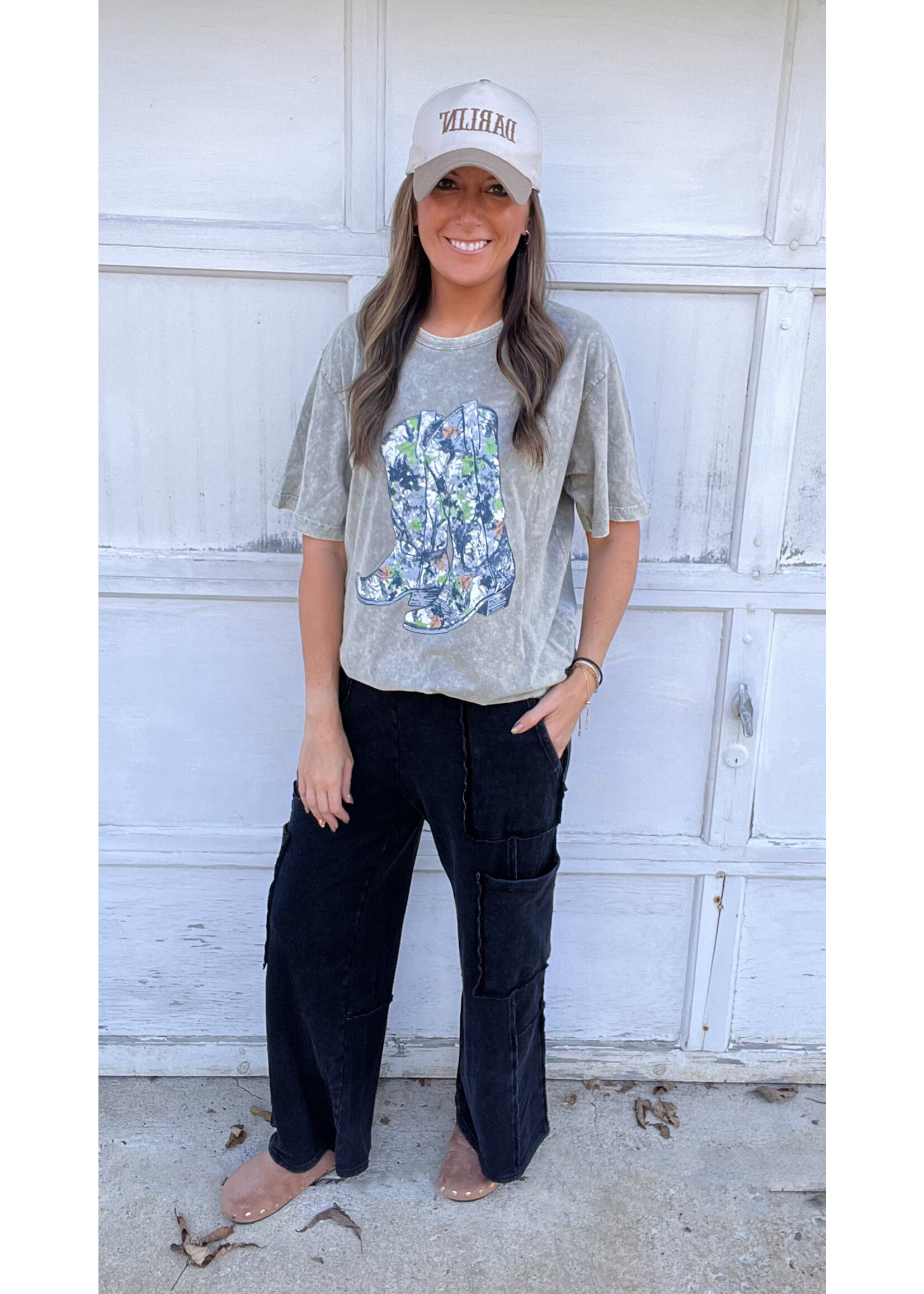 Camo Boots Graphic Tee