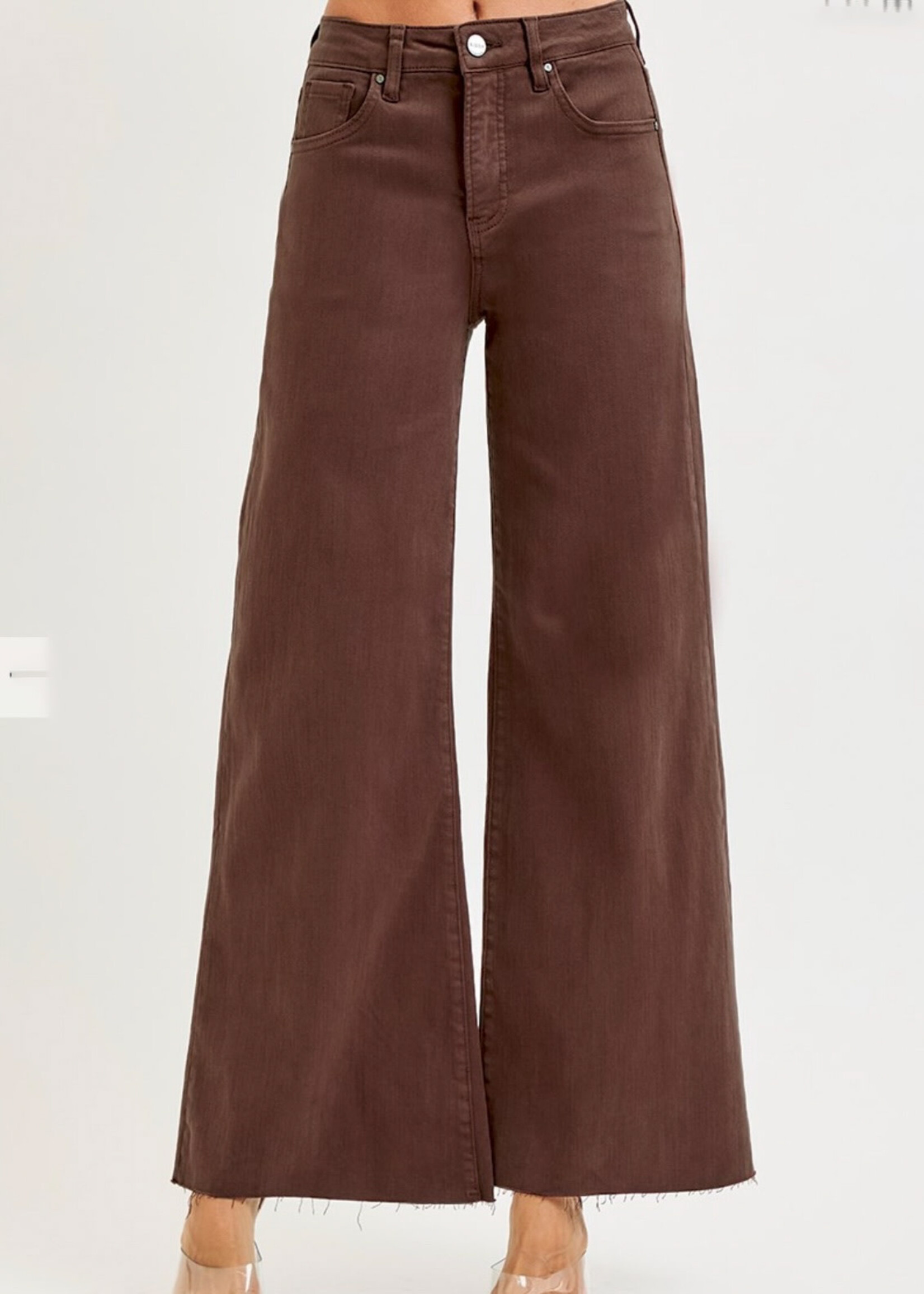 Pedra High Rise Wide Leg Jeans