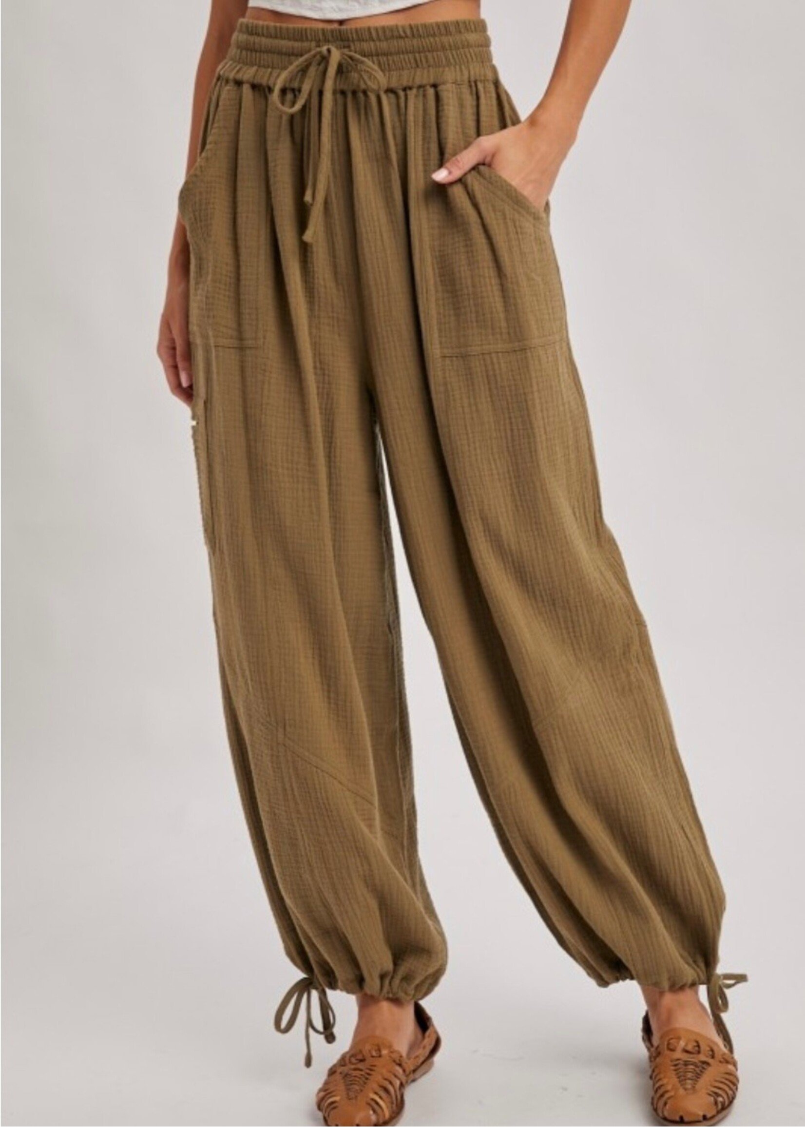 Easy Going Jogger Drawstring Pants