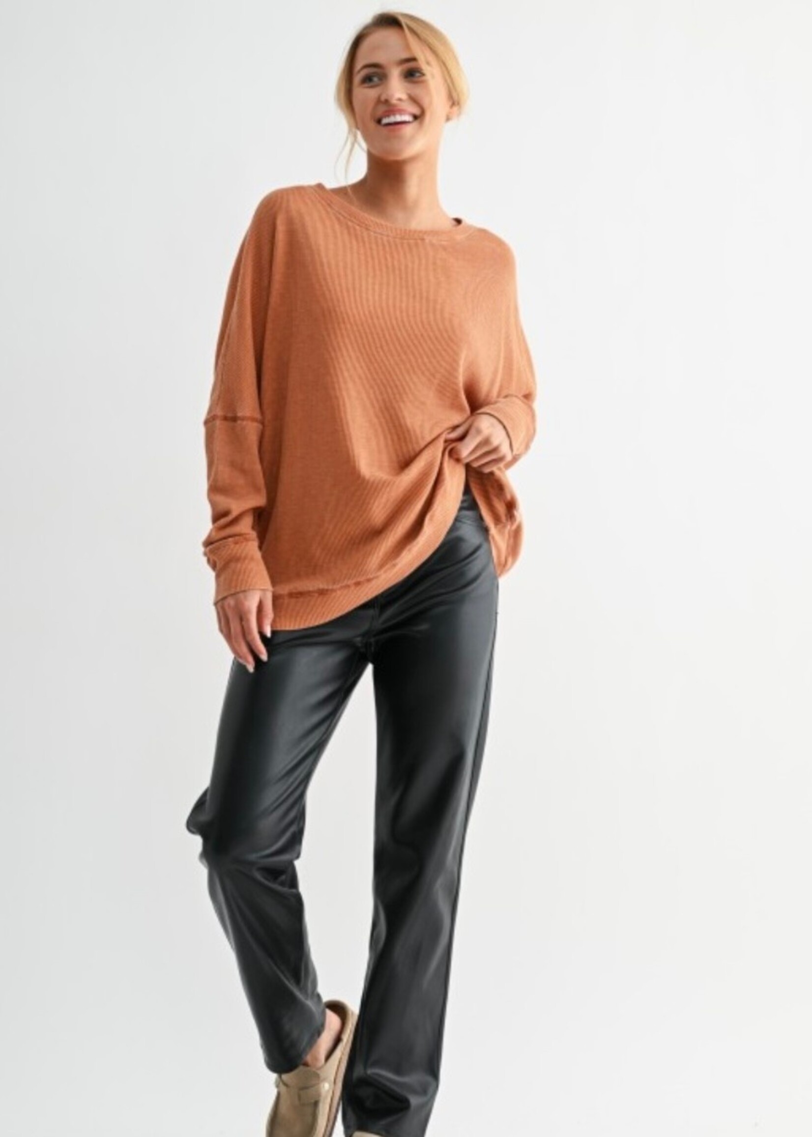 Emeree Waffle Knit Top