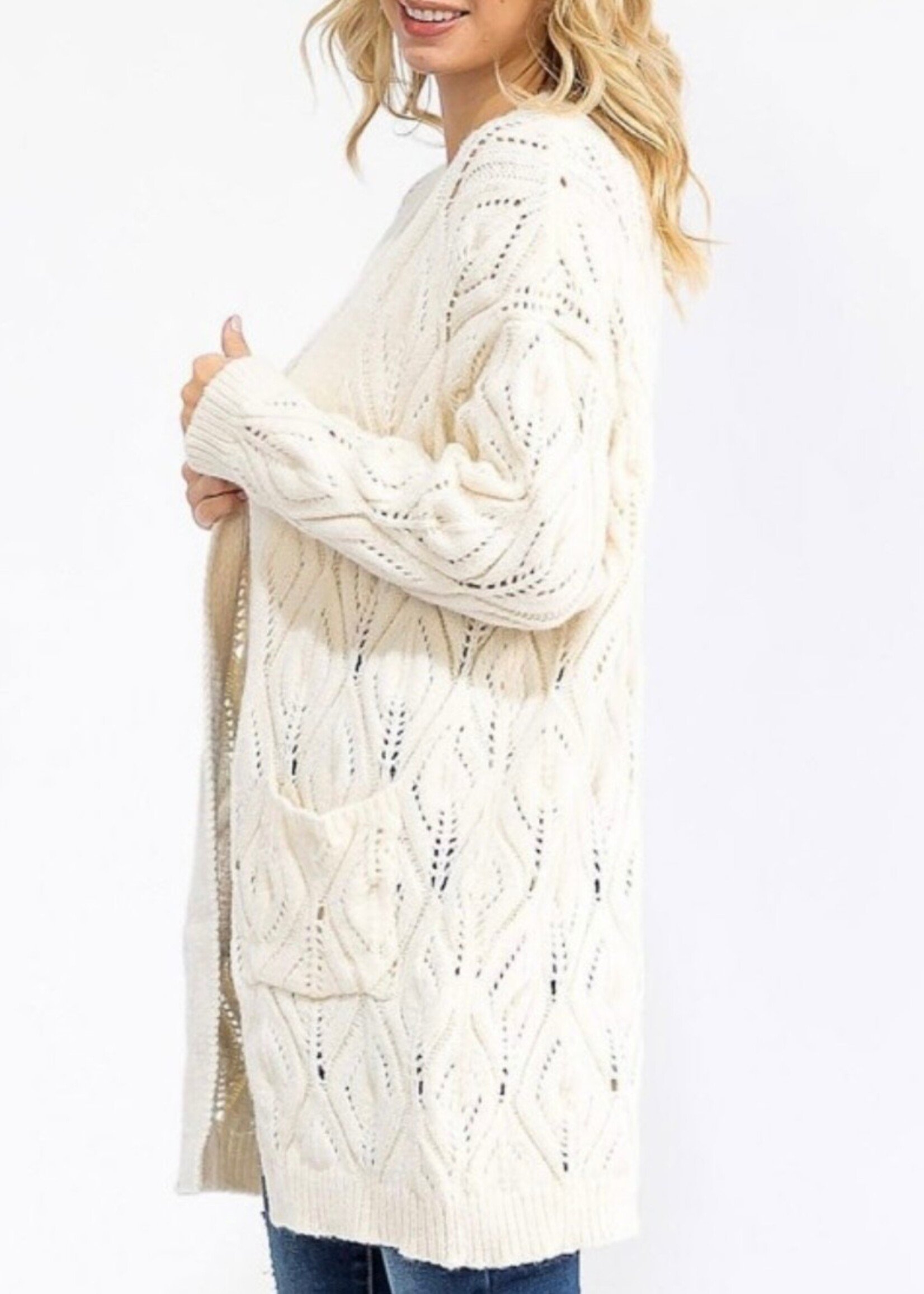 Snowy Mornings Knit Cardigan