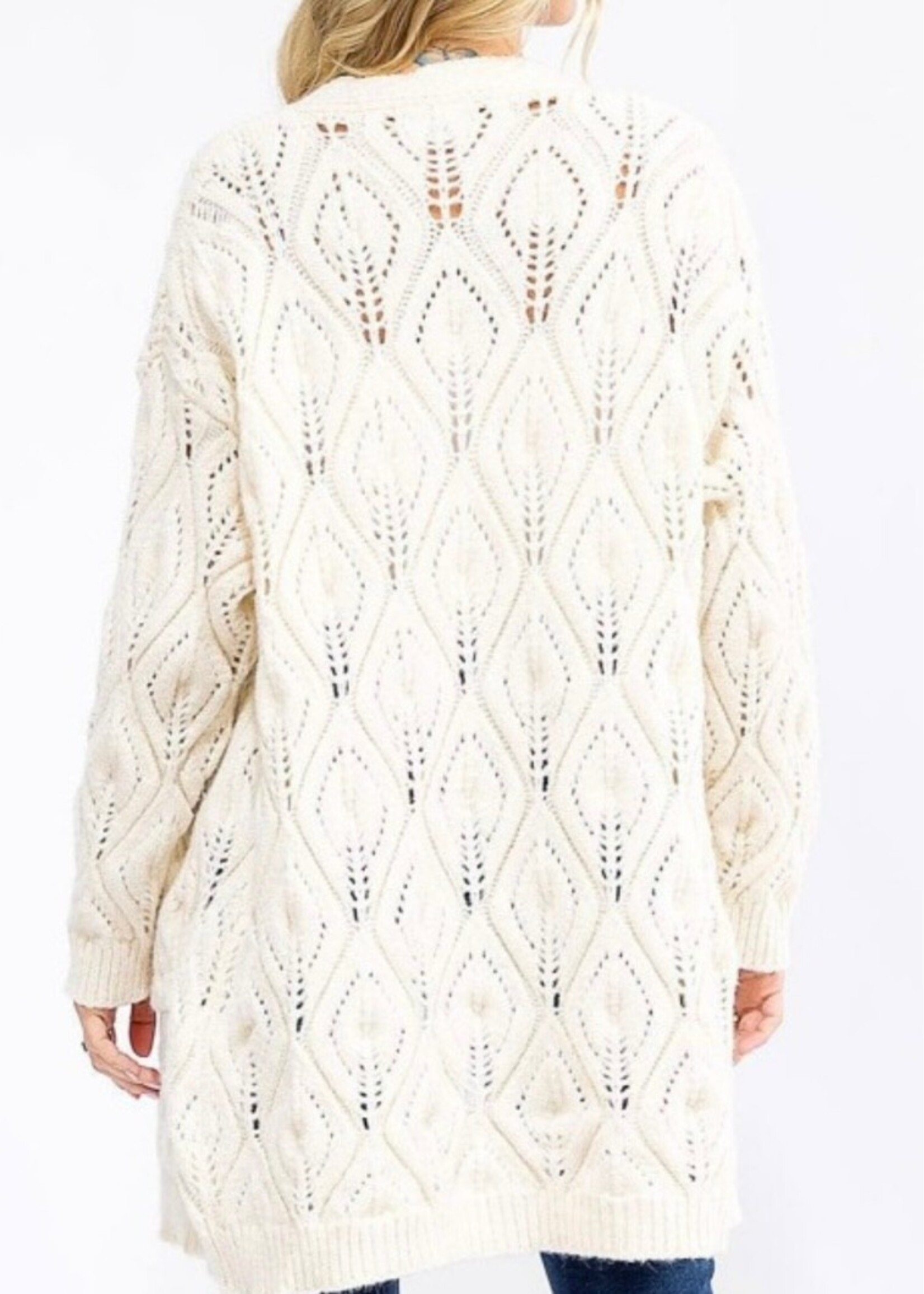 Snowy Mornings Knit Cardigan