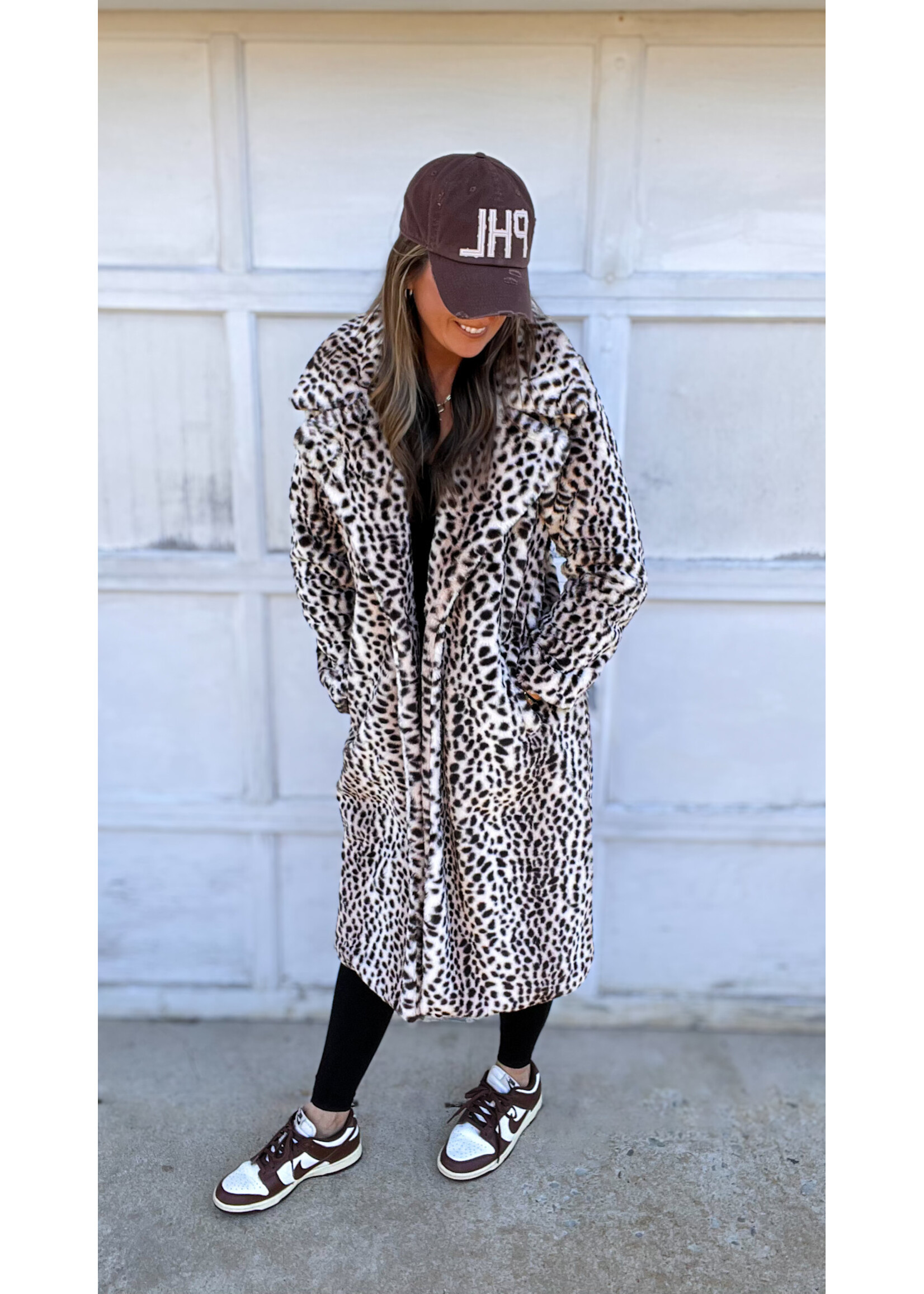 All Eyes On You Faux Fur Coat