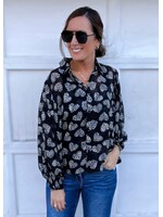 Felix Leopard Heart Print Top